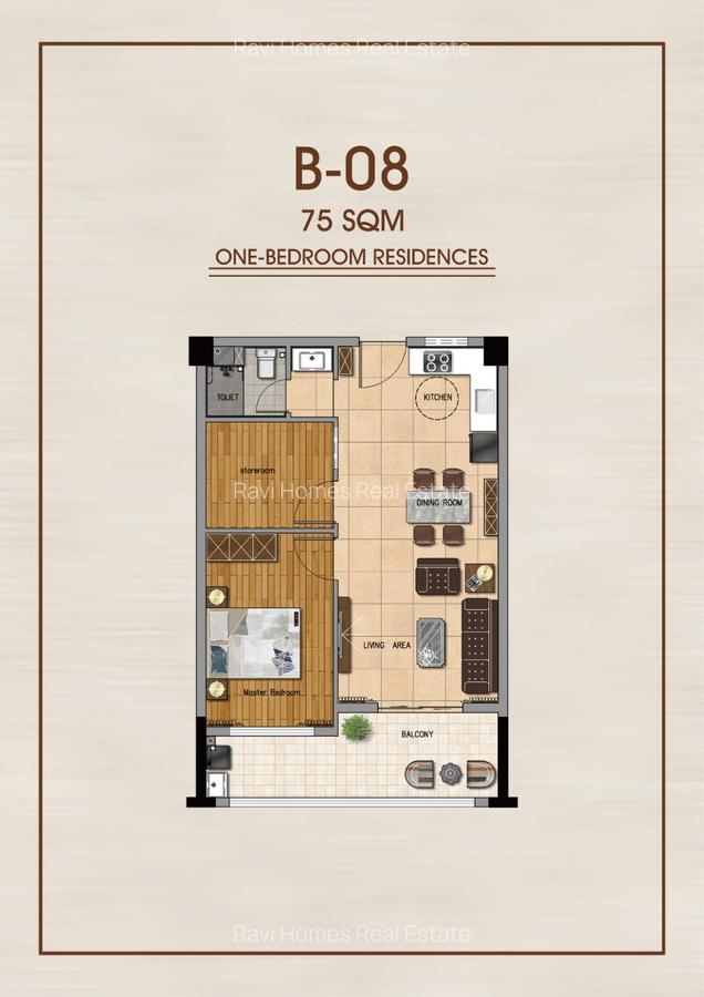 1 Bed Apartment with Swimming Pool in Westlands Area - 12