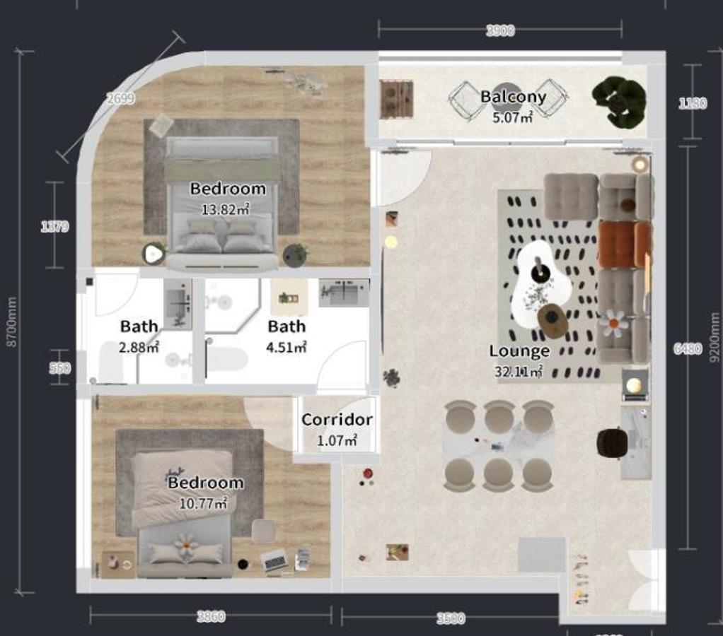 1 Bed Apartment with En Suite in Westlands Area - 14