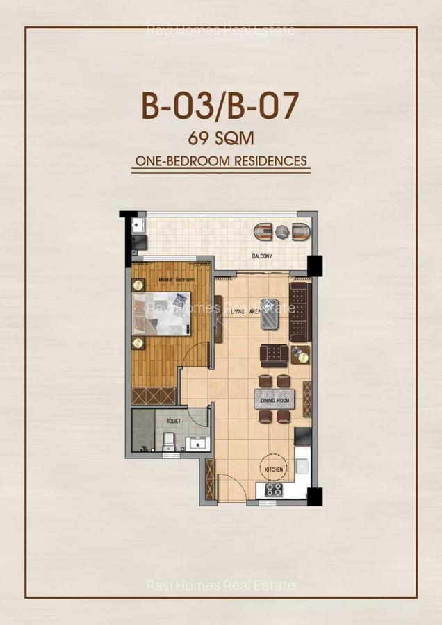 1 Bed Apartment with Swimming Pool in Westlands Area - 13