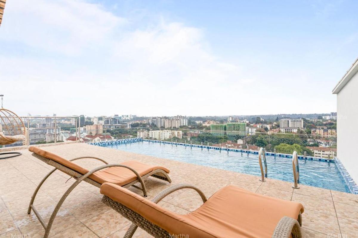 Serviced 1 Bed Apartment with Swimming Pool at Sports Rd - 17