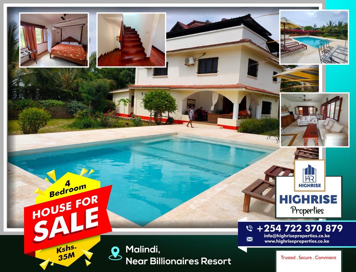 4 Bed House with Swimming Pool in Malindi - 1