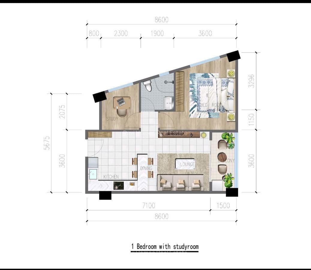 1 Bed Apartment with En Suite at Chiromo - 5