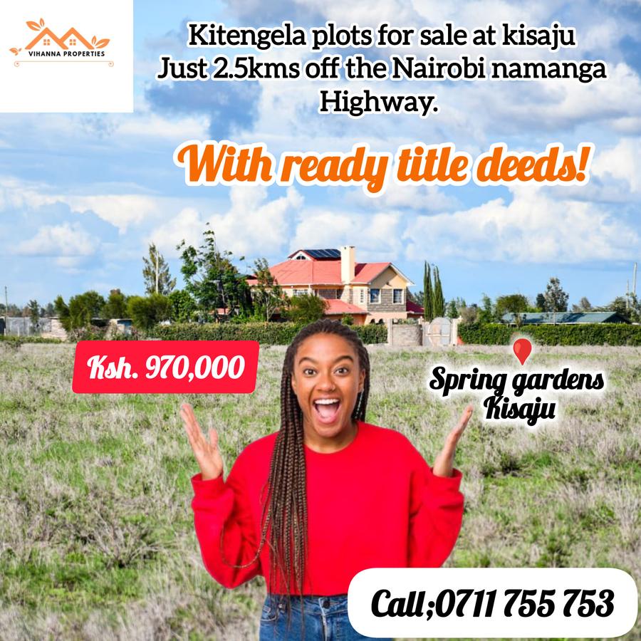 Residential Land at Kitengela Kisaju Spring Gardens - 8 Residential Land at Kitengela Kisaju Spring Gardens - 8