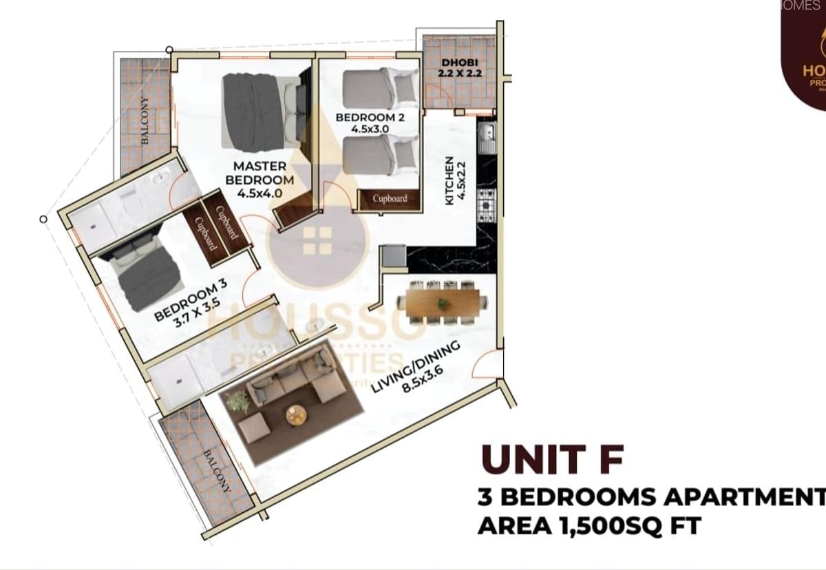 2 Bed Apartment with En Suite at Nyali Road - 11