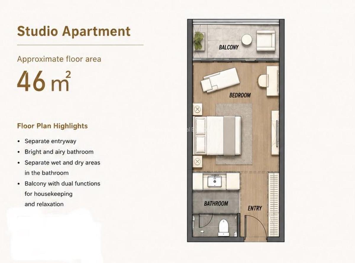 Studio Apartment with Swimming Pool in Westlands Area - 4