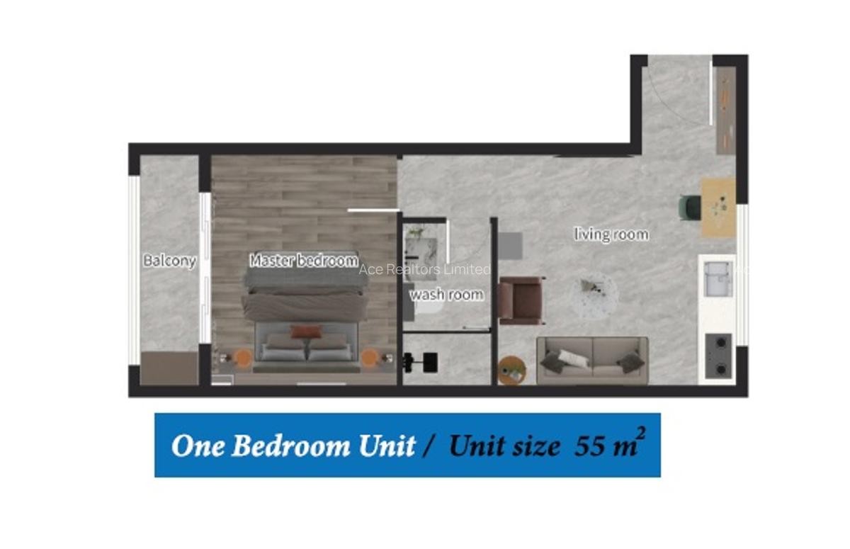 Studio Apartment with Swimming Pool at Kileleshwa Near Kasuku Centre - 1