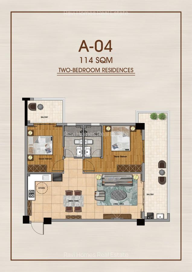 1 Bed Apartment with Swimming Pool in Westlands Area - 18