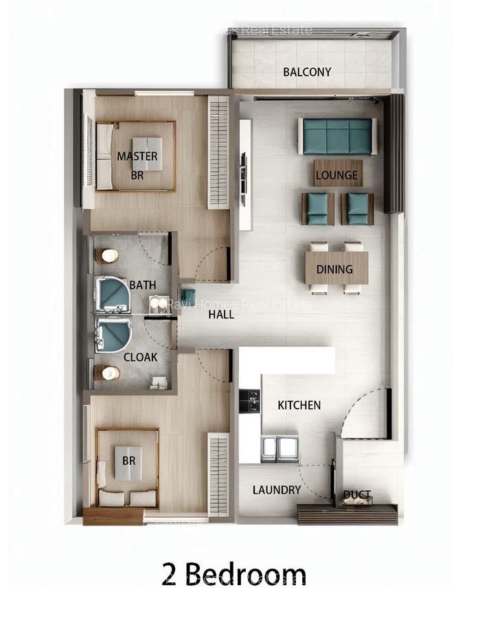 1 Bed Apartment with Swimming Pool in Kilimani - 6