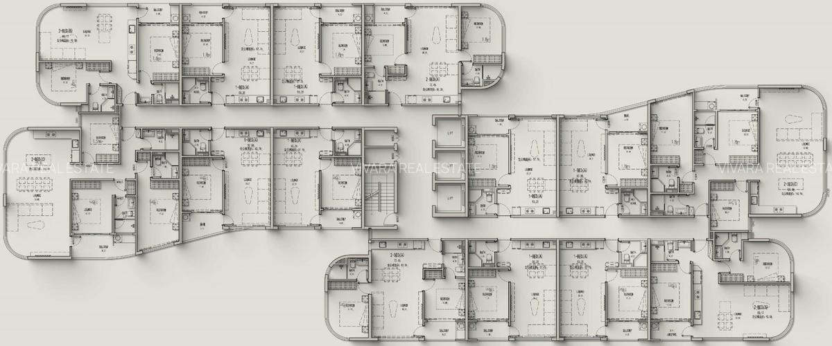 1 Bed Apartment with Swimming Pool at - 17