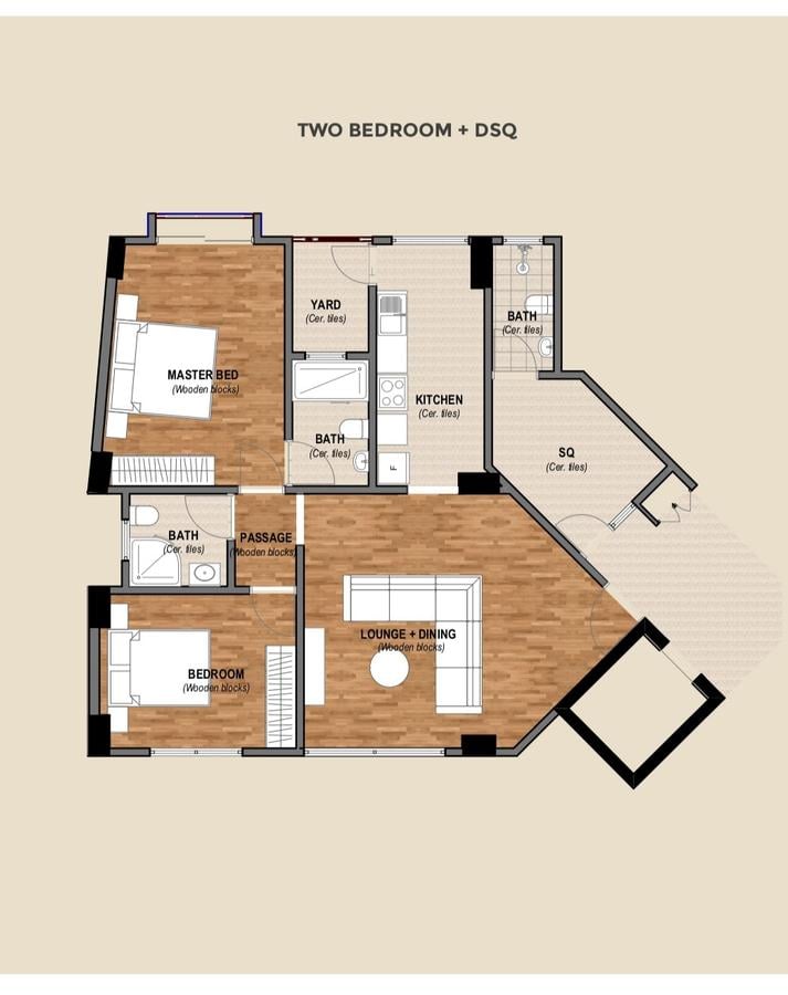 1 Bed Apartment with Gym at Wood Avenue - 1