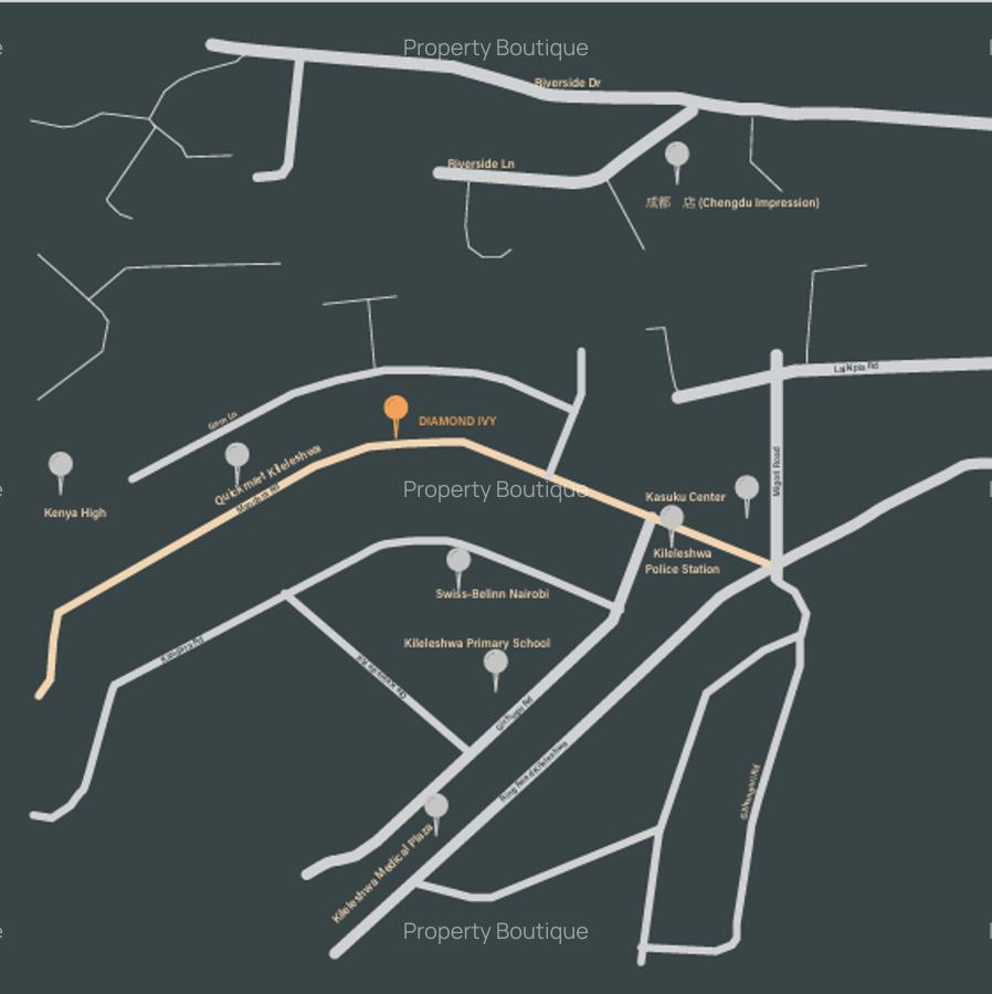 Studio Apartment with Swimming Pool in Kileleshwa - 9