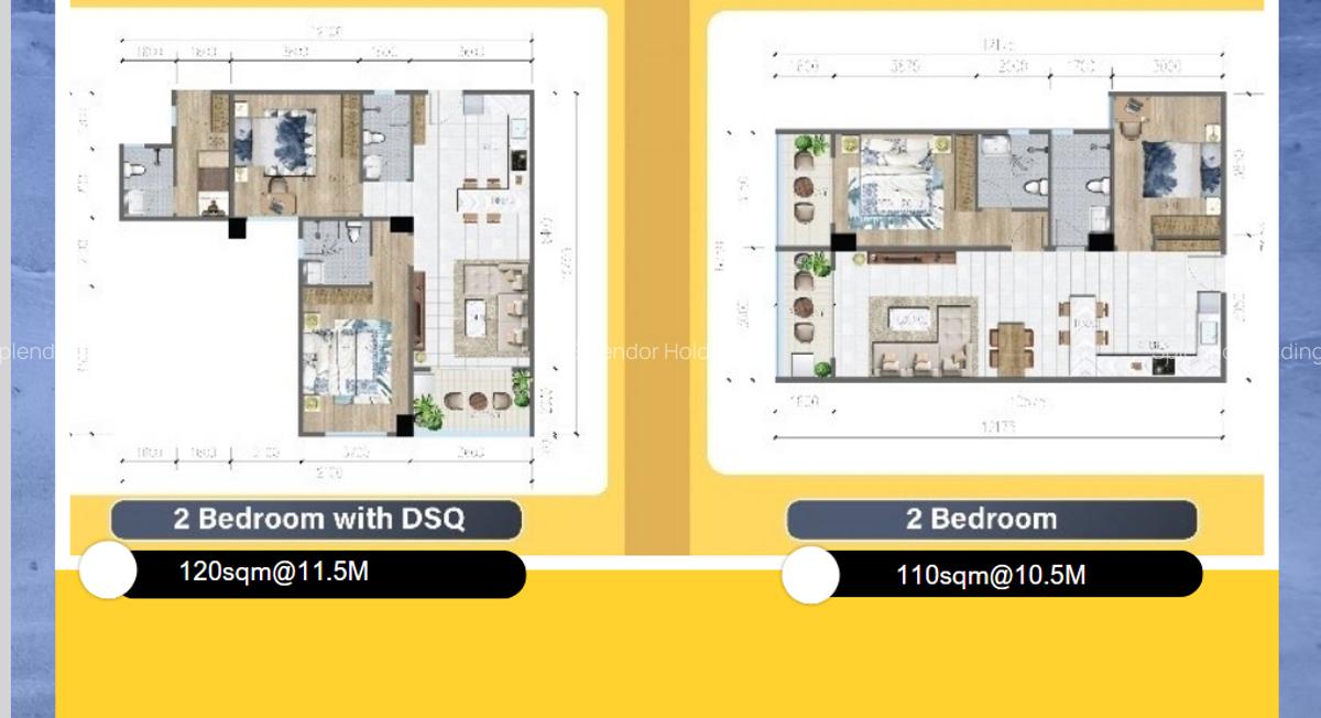 1 Bed Apartment with Swimming Pool in Riverside - 2