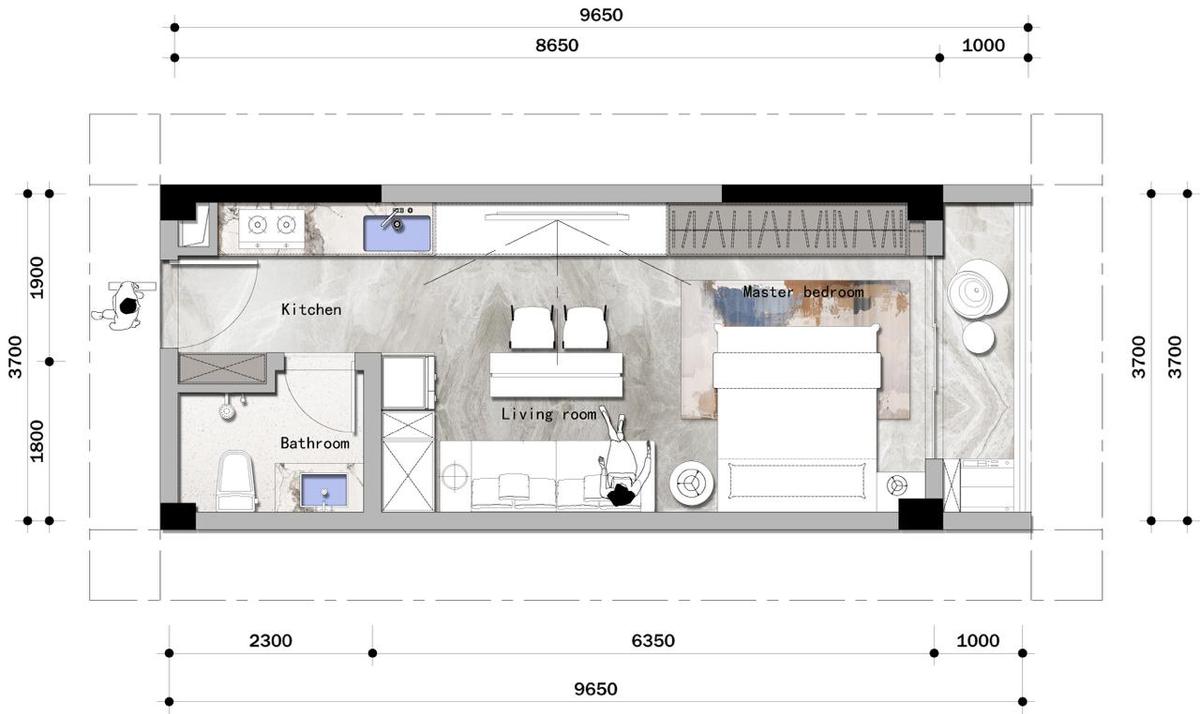 Studio Apartment with Swimming Pool at Muthithi Road - 9