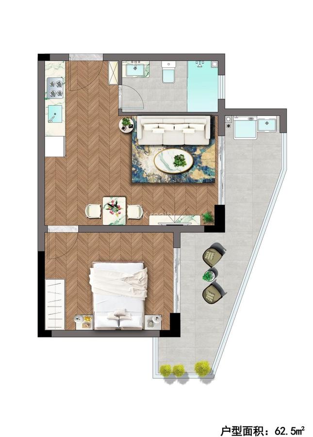 1 Bed Apartment with Swimming Pool at Ooitoktok - 7