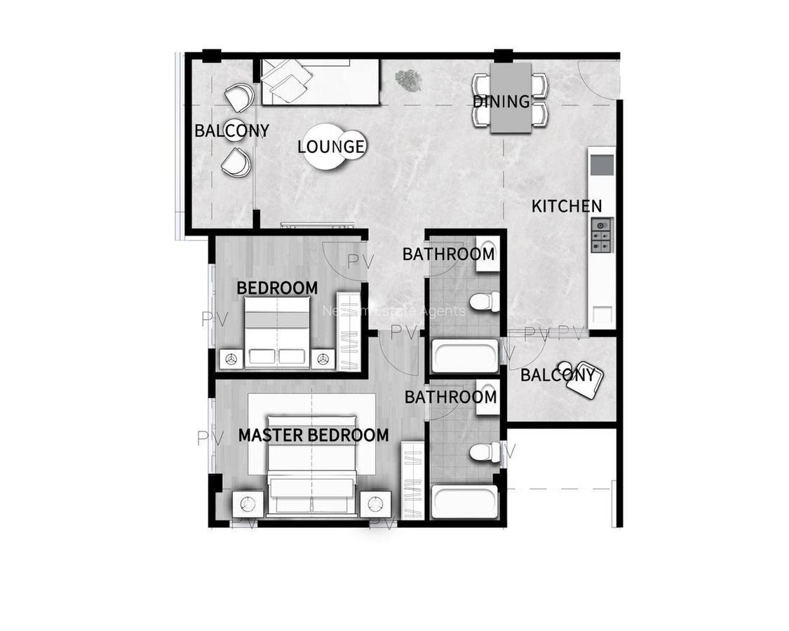 Studio Apartment with Swimming Pool at Wood Avenue - 8