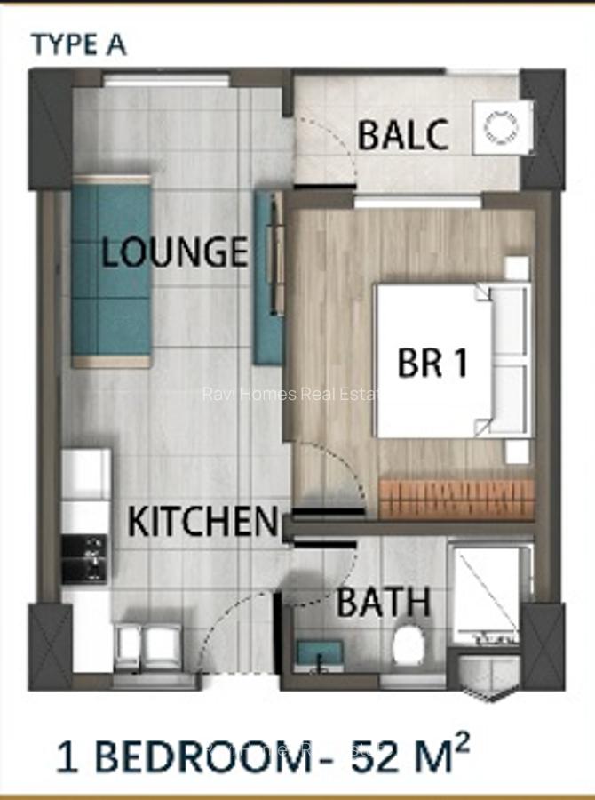 1 Bed Apartment with Swimming Pool in Lavington - 14