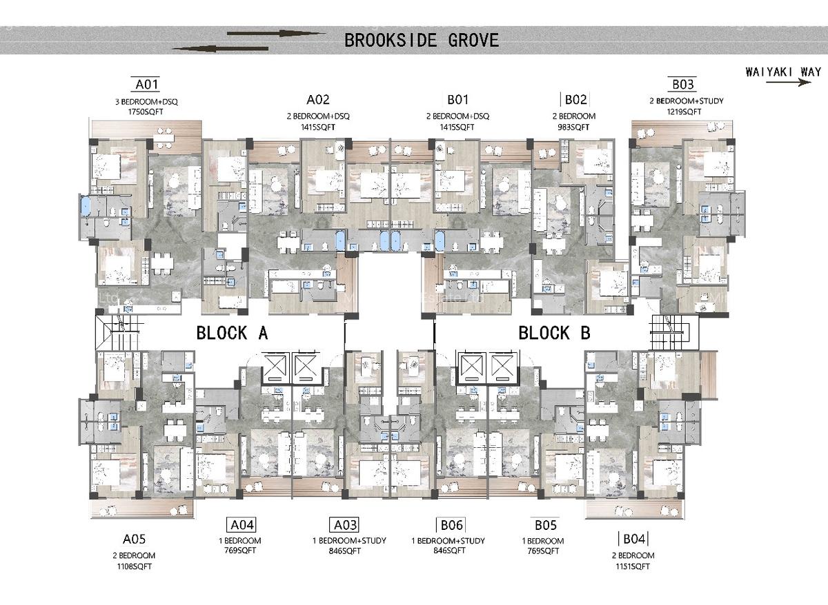 1 Bed Apartment with Swimming Pool in Brookside - 2