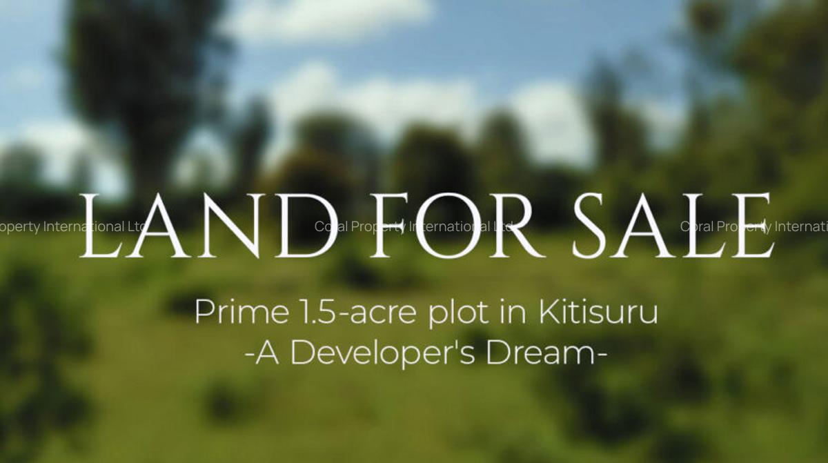 1.5 ac Land in Kitisuru - 1