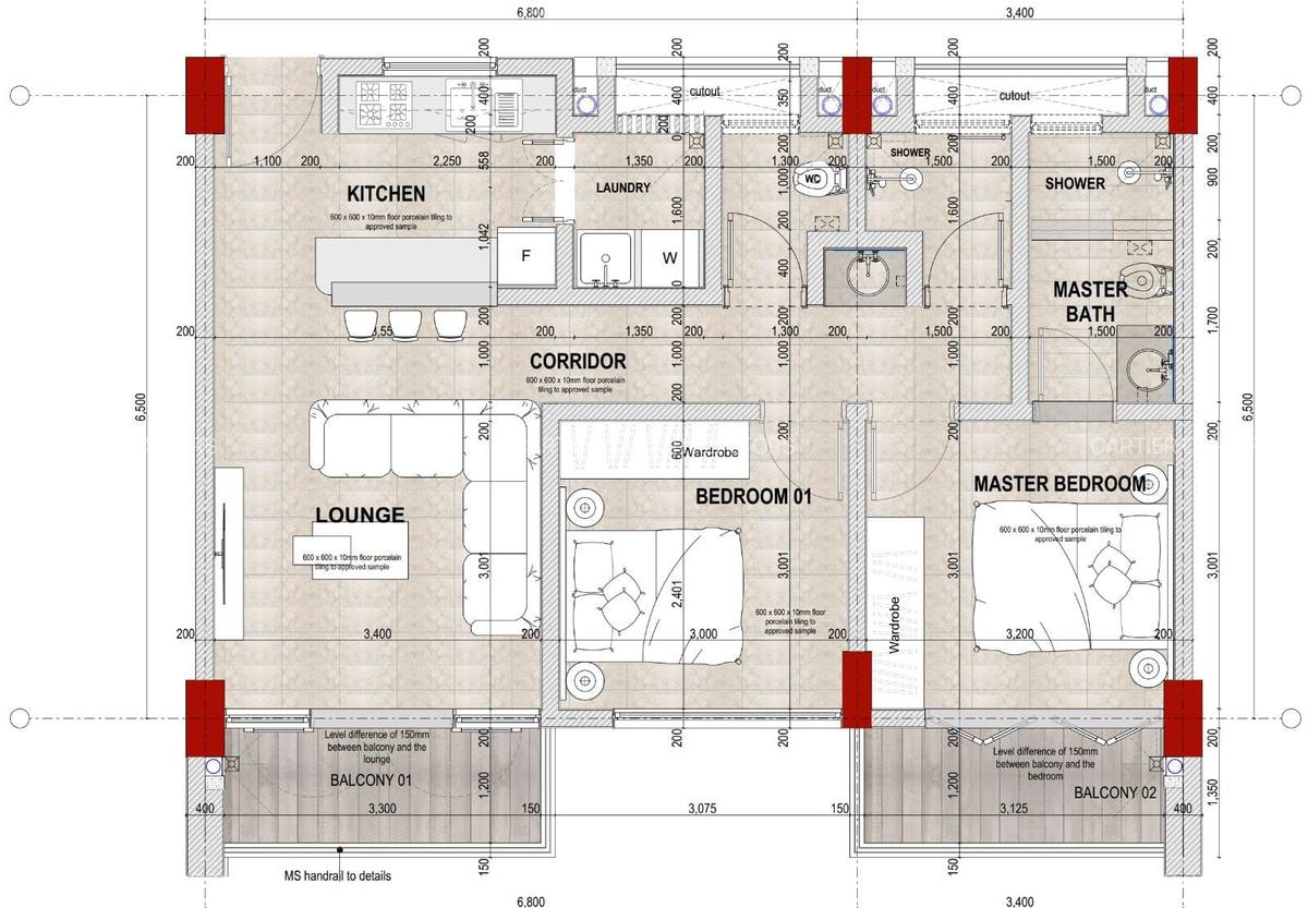 1 Bed Apartment with Swimming Pool in Ruaka - 4