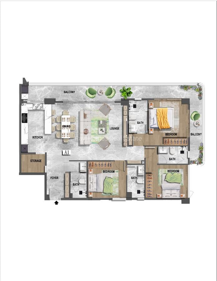 1 Bed Apartment with Swimming Pool in Westlands Area - 5
