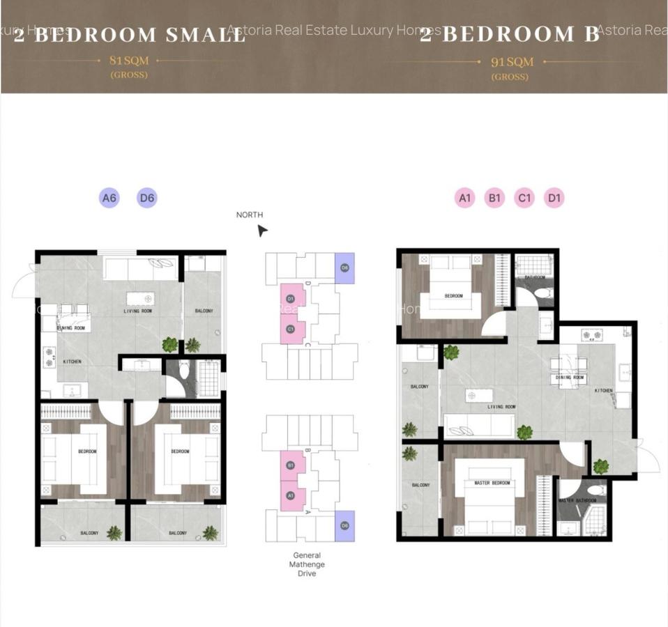 2 Bed Apartment with En Suite at 2026-416 2 Bed - 17