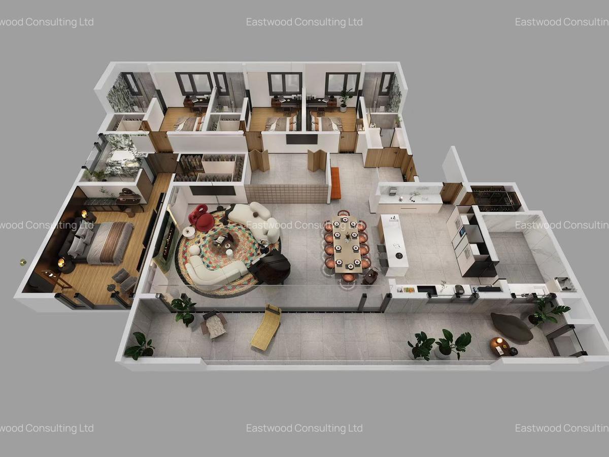 3 Bed Apartment with En Suite at Donyo Sabuk Lane - 2