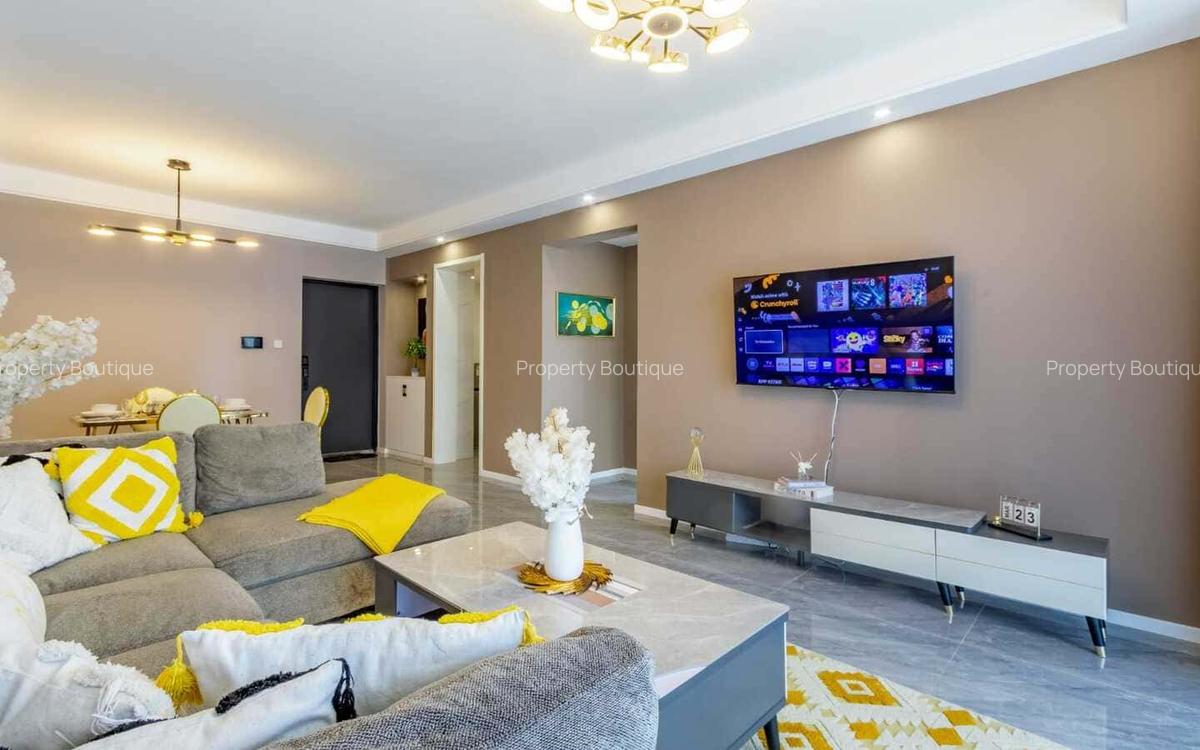 Furnished 1 Bed Apartment with Swimming Pool at Kasuku Road Off Lenana Road - 1
