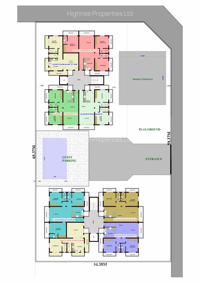 1 Bed Apartment with En Suite in Nyali Area - 1