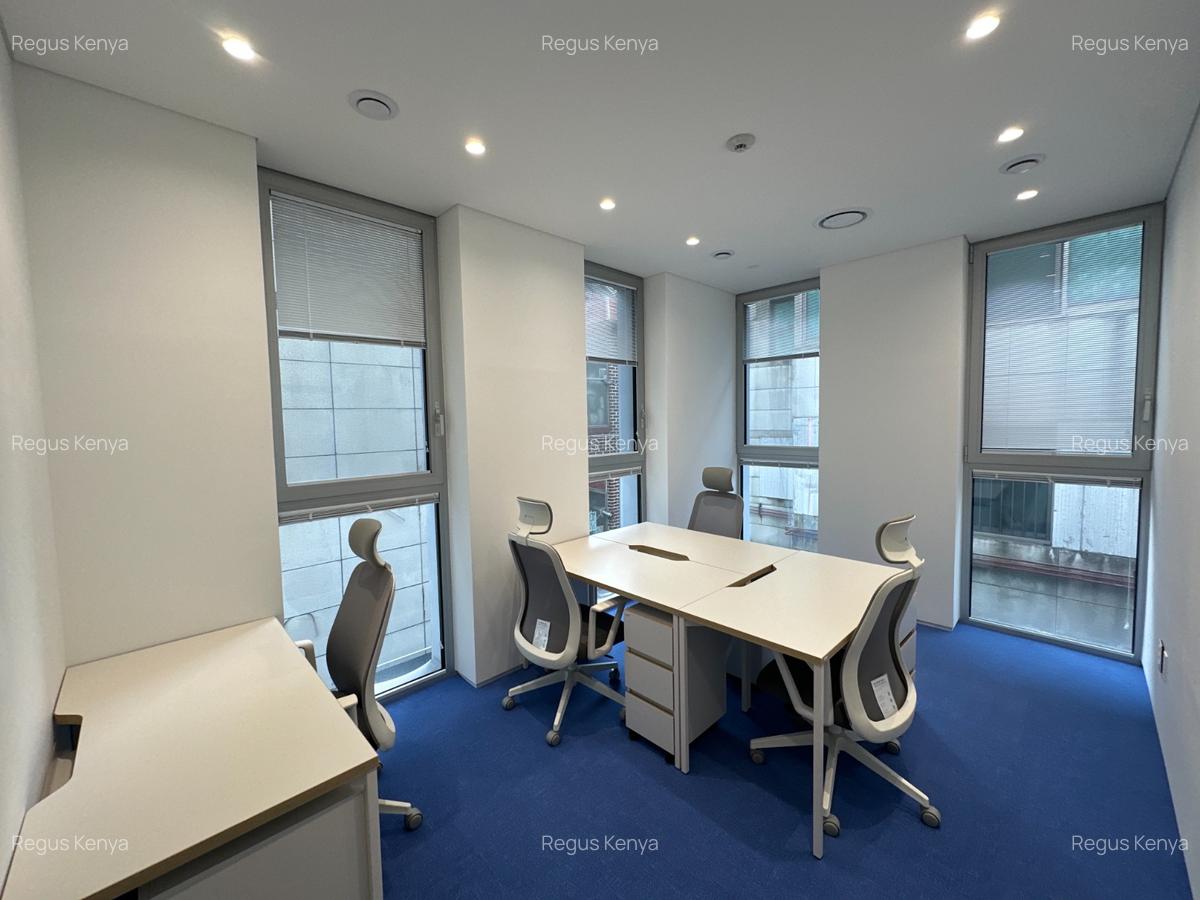 Furnished 120 m² Office with Service Charge Included at Purple Tower - 1