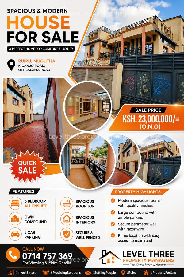 6 Bed Townhouse with En Suite at Mugutha - 1