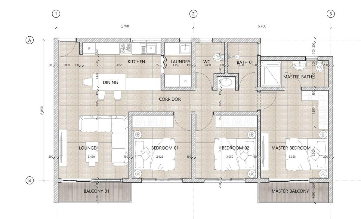 1 Bed Apartment with Swimming Pool in Ruaka - 6