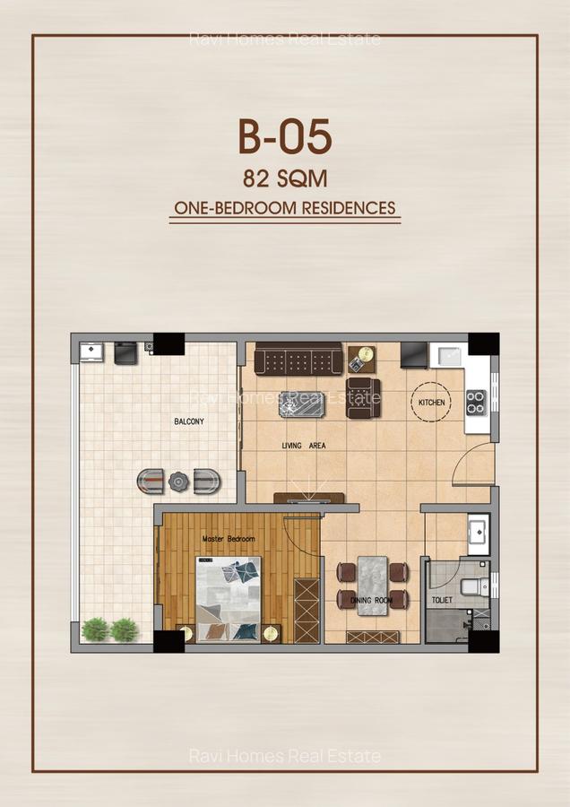 1 Bed Apartment with Swimming Pool in Westlands Area - 13