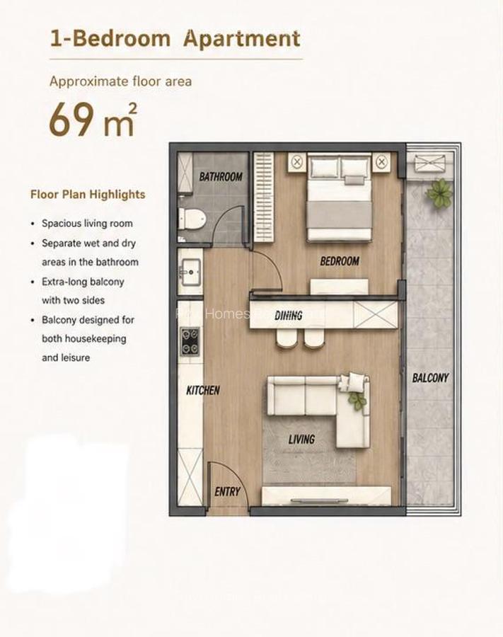 1 Bed Apartment with Swimming Pool in Westlands Area - 2