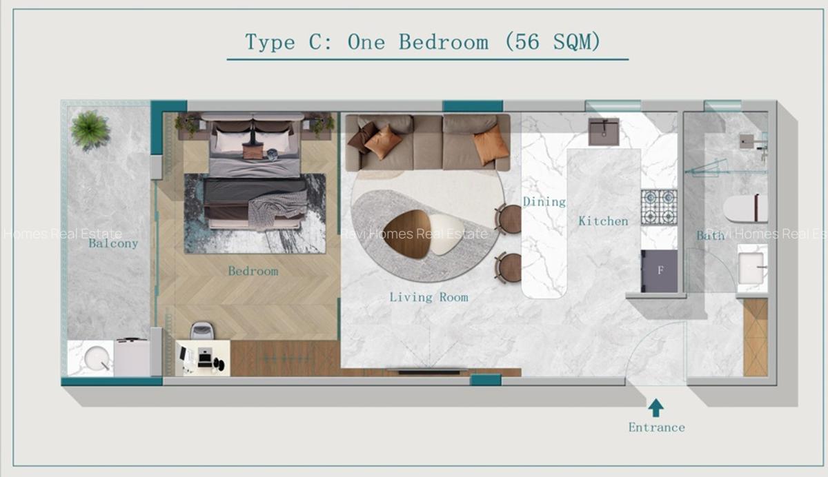 1 Bed Apartment with Swimming Pool at Chameleon Avenue - 4