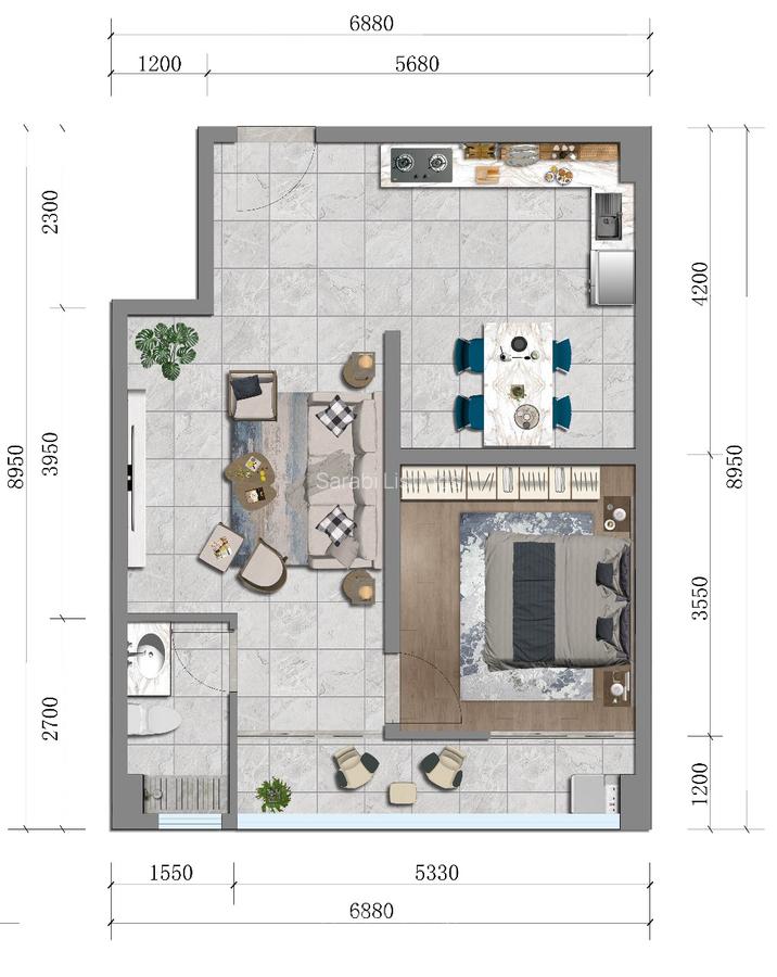 4 Bed Apartment with En Suite in Kilimani - 5