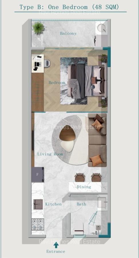 1 Bed Apartment with Swimming Pool at Chameleon Avenue - 5