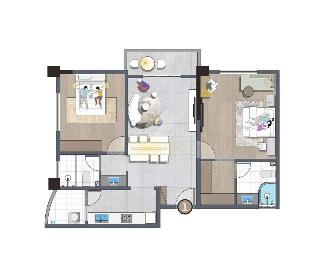 2 Bed Apartment with En Suite in Kilimani - 13