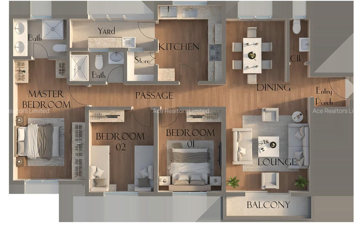 4 Bed Townhouse with En Suite at Mombasa Road - 6