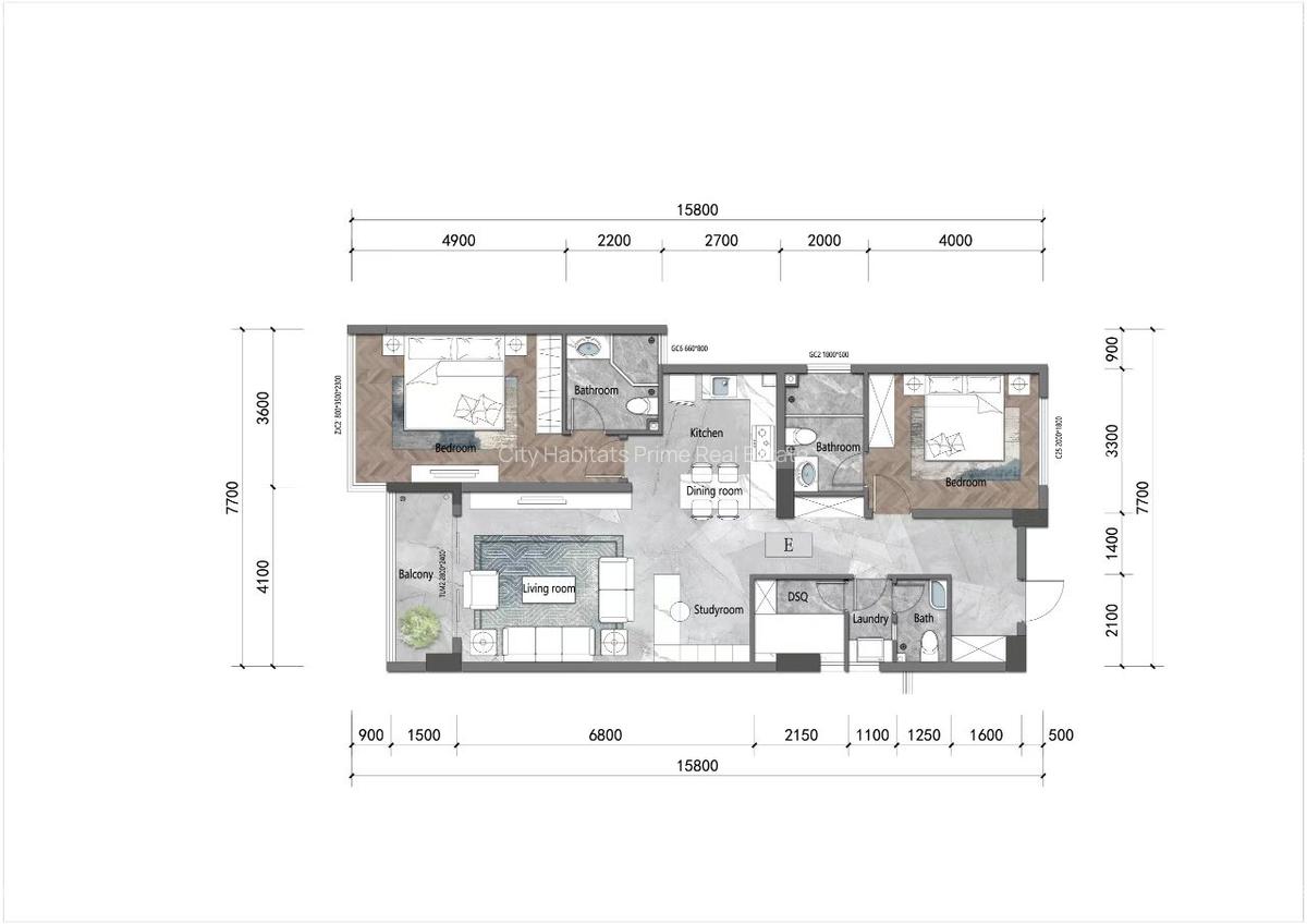 3 Bed Apartment with En Suite in Riara Road - 3