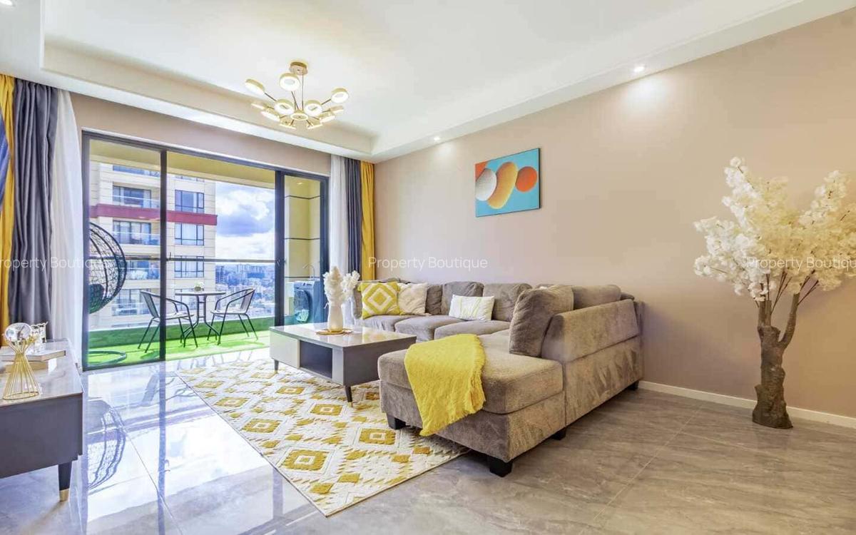 Furnished 1 Bed Apartment with Swimming Pool at Kasuku Road Off Lenana Road - 4