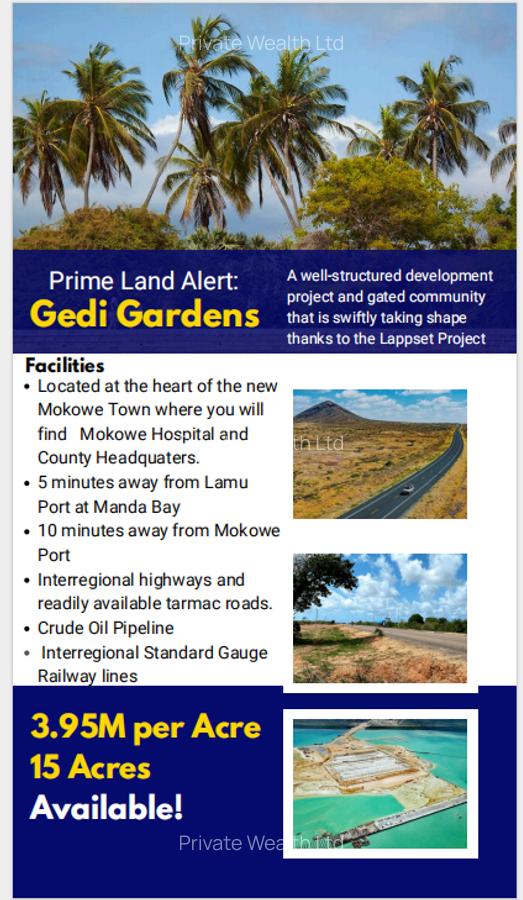 15 ac Land at Mokowe New Town - 1