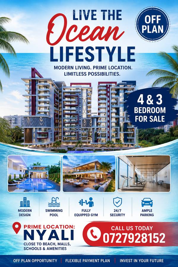 Serviced 3 Bed Apartment with Swimming Pool at Greenwood - 3