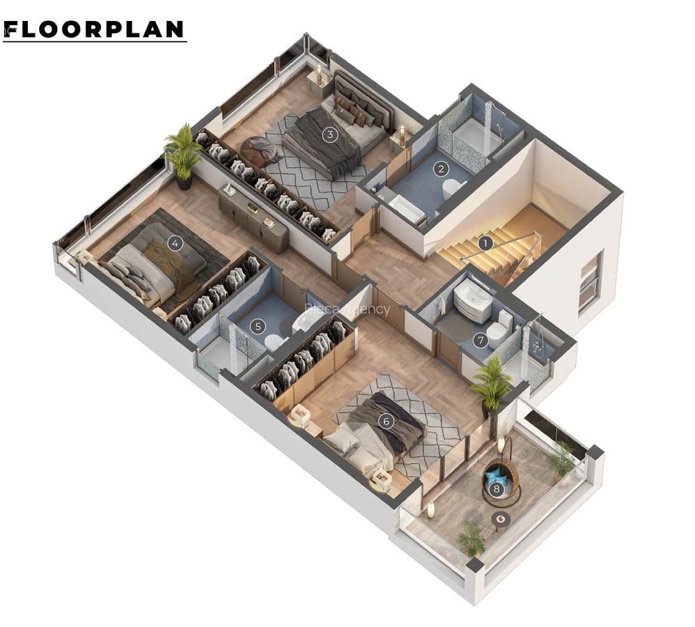 Serviced 4 Bed Apartment with En Suite in Tatu City - 9