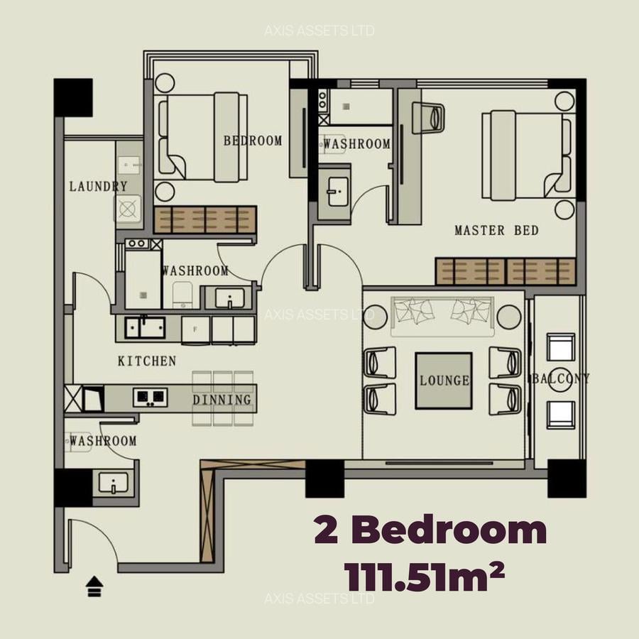 2 Bed Apartment with En Suite in Westlands Area - 11