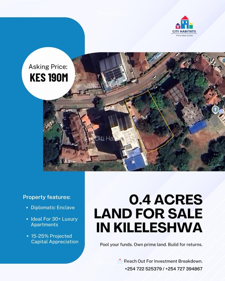 0.4 ac Land in Kileleshwa - 1