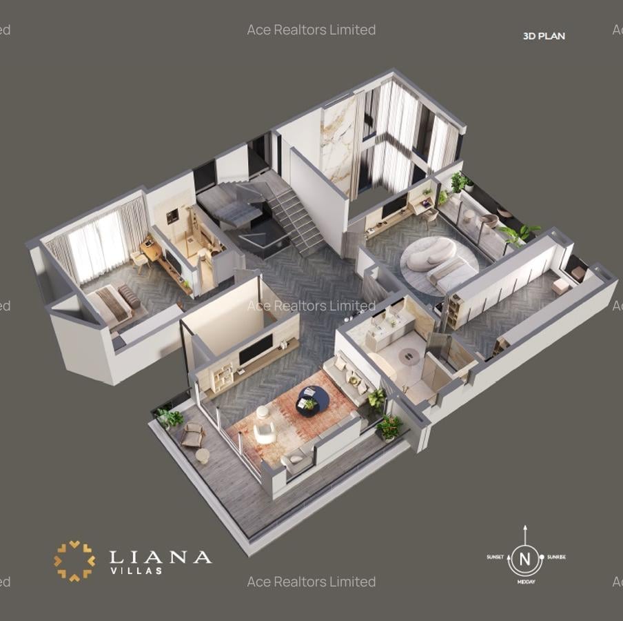 5 Bed Villa with En Suite at Peponi Road - 11