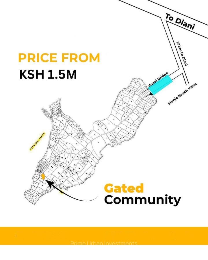 1,012 m² Land at Funzi Island Beach - 2