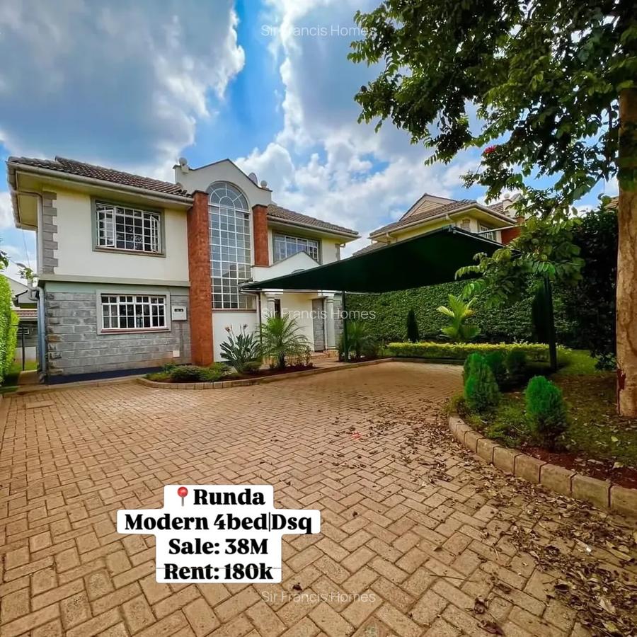 4 Bed Townhouse with En Suite at Runda - 1