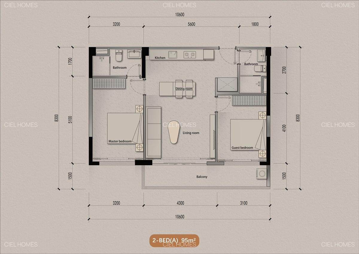 3 Bed Apartment with En Suite at Muthama Road - 3