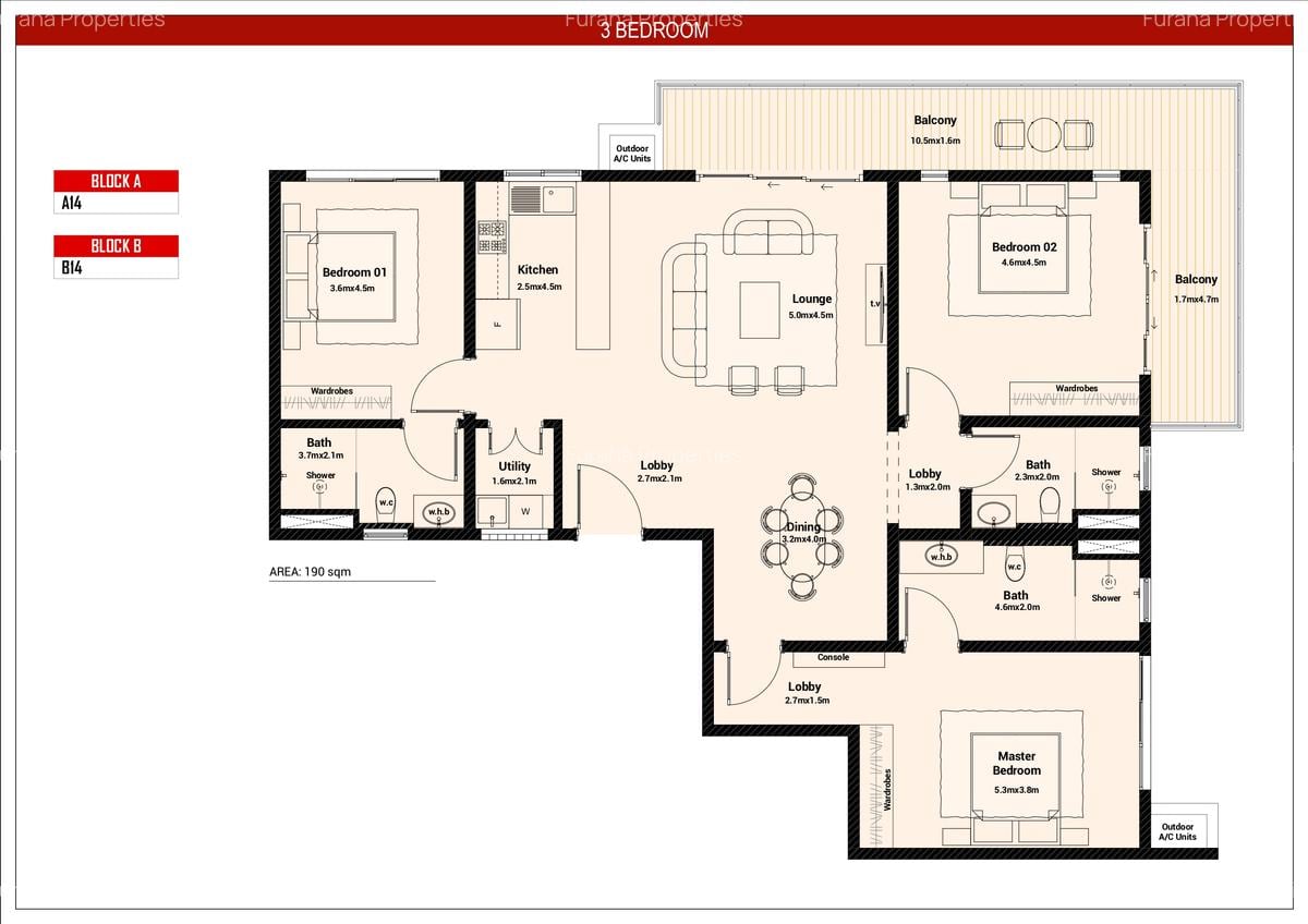Serviced 1 Bed Apartment with Swimming Pool in Diani - 12
